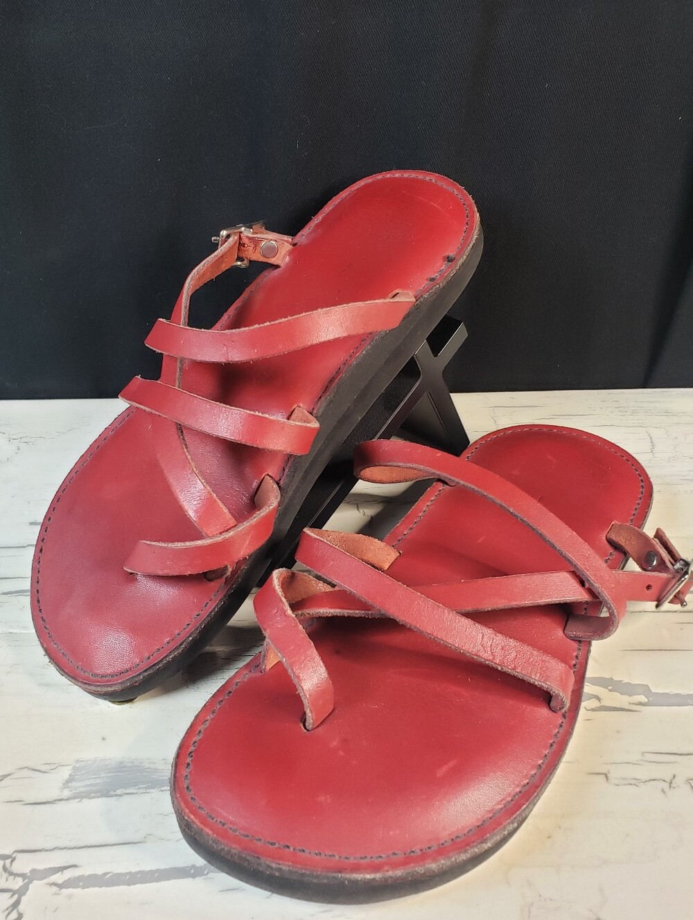 Piper Sandals 'The Slip On' in Red - Men's 7-7.5 or Women's 8-8.5